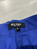 GALAXY BY HARVIC ROYAL BLUE SHORTS SIZE: MEN 34 - NAVY BLUE - Brand New