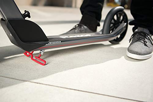 RAZOR A5 PRIME KICK SCOOTER FOR KIDS 8+ - EXTRA-LARGE DECK, 8" - GUNMETAL GRAY - Like New