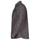 HURLEY MEN'S ONE AND ONLY TEXTURED LONG SLEEVE BUTTON UP - SIZE: 2XL - BLACK - Brand New