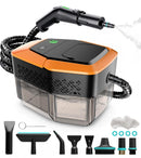 KBTYE STEAM CLEANER 3-LEVEL HEAT-UP HEATING ELEMENT 12PCS BACK ORANGE - Like New