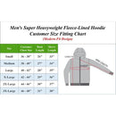 BLUE ICE MEN'S FLEECE-LINED PULLOVER HOODIE - SIZE: XL - HEATHER GRAY - Brand New