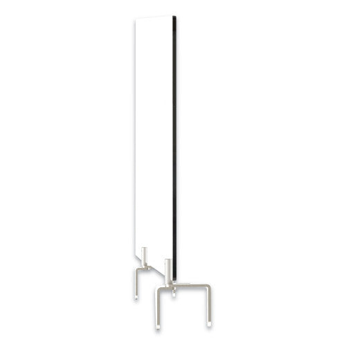 GHENT CLEAR PARTITION EXTENDER ATTACHED CLAMP 42 X 3.88 X 18 PEC1842A - CLEAR - Brand New