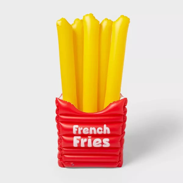 SUN SQUAD FRENCH FRY NOVELTY FLOAT - YELLOW/RED - Like New