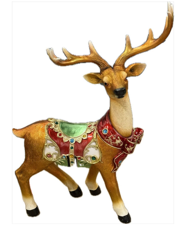 KRINGLE EXPRESS ILLUMINATED REINDEER CHRISTMAS DECOR (STAND - Scratch & Dent