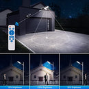 Juyace 600W LED Solar Street Light Outdoor Waterproof, 990 LEDs B09QHR8385 - Like New