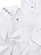 JEKAOYI BUTTON DOWN SHORT SLEEVE LINEN SHIRTS MEN SUMMER BEACH - SIZE XL - WHITE - Brand New