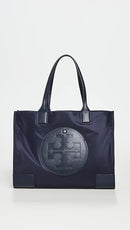 Tory Burch Women's Small Ella Tote - NAVY - Like New