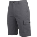 ROAMING SOUL MEN'S COTTON FLEX STRETCH CARGO SHORTS SIZE 34 - CHARCOAL - Brand New