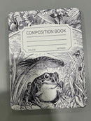 GENERIC 9.5" BY 6.75" TABLET CASE WITH A COMPOSTION BOOK FROG SWAMP COVER - Like New