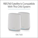 NETGEAR WHOLE HOME AIRBAND MESH WIFI 6 ADD-ON SATELLITE RBS760 - WHITE - Like New
