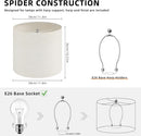 GENERIC 11.8" TOP X 11.8" BOTTOM X 10.2" HIGH DRUM LAMPSHADES (1 PACK) - LINEN - Like New