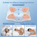 VUTEEHY CERVICAL NECK PILLOW, PAIN RELIEF SLEEPING, COOLING PILLOWCASE - WHITE - Like New