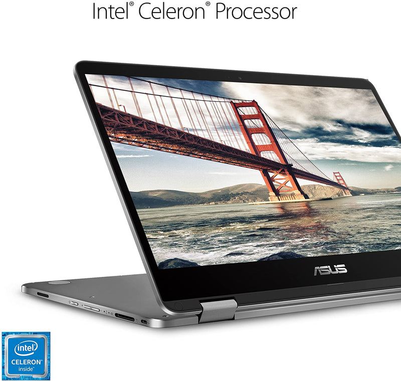 ASUS VivoBook Flip 14 2-in-1 14 FHD Touchscreen N4000 4GB 64GB J401MA-YS02 - Like New