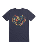 BELLA CANVAS LOVE SCIENCE T-SHIRT - SIZE: WOMEN 3XL - NAVY - Like New
