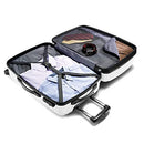 SAMSONITE WINFIELD 2 HARDSIDE LUGGAGE WITH SPINNER WHEELS - BRUSHED WHITE - Like New