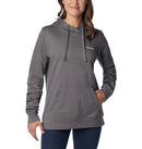 COLUMBIA WOMEN'S TREK GRAPHIC HOODIE - SIZE: WOMEN L - CITY GRAY HEATHER - Brand New