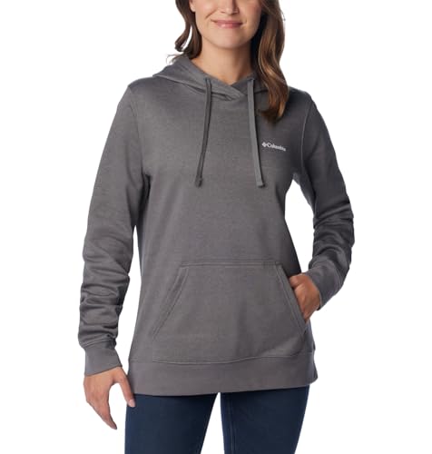 COLUMBIA WOMEN'S TREK GRAPHIC HOODIE - SIZE: WOMEN L - CITY GRAY HEATHER - Brand New