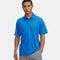 UNDER ARMOR MEN'S UA TECH POLO SIZE XL 402 BLUE ATLANTIS / PITCH GRAY - Like New