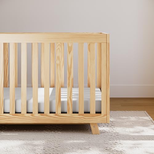 STORKCRAFT BECKETT 3-IN-1 CONVERTIBLE CRIB NATURAL GREENGUARD GOLD CERTIFIED - Like New