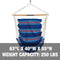 BLISS HAMMOCKS PORTABLE HANGING FABRIC HAMMOCK CHAIR - RED/WHITE/BLUE - Like New