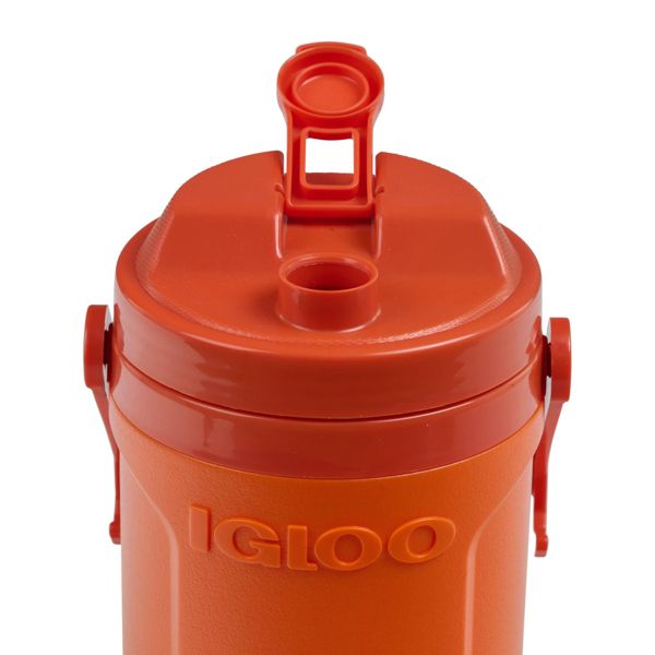 IGLOO LATITUDE HALF GALLON COOLER JUG PORTABLE BEVERAGE SERVER - ORANGE - Like New