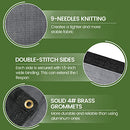 Windscreensupplyco 55-70% Mesh Tarp/Shade Cloth Heavy Duty, Black, 16'X24' - Brand New