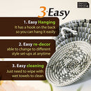 Wall Woven Basket Decor Set of 7 - Brand New