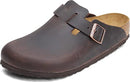 BIRKENSTOCK UNISEX BOSTON SUEDE CLOGS - SIZE M9/W11/AU/UK M8 (EU M42) - HABANA - Like New