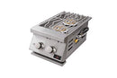 Bonfire Built-in Double Side Burner BBQ Island Natural Gas Kit 304, CBADSB - Brand New