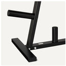 AMAZON BASICS WEIGHT PLATE TREE RACK 300 LBS - BLACK - Like New