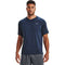 1328190 Under Armour Mens Tech 2.0 V-Neck Short-Sleeve T-Shirt Academy Blue - Brand New
