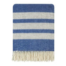 Cozy Blankets New Zealand Virgin Wool Throw Blanket, Striped Soft Blanket - Brand New