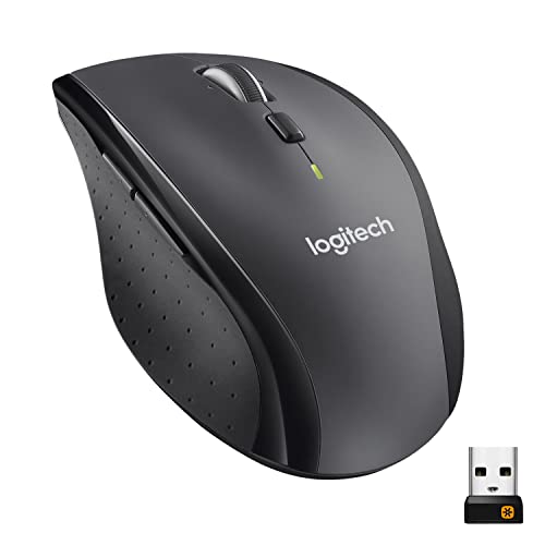 Logitech M705 Marathon Wireless Mouse USB Unifying Receiver - Black - Like New