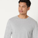 AMAZON ESSENTIALS MEN'S SLIM FIT COTTON CREW NECK UNDERSHIRT - SIZE MEN LG- GRAY - Like New