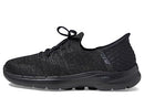 Skechers Women's GO Walk 6 Lovely Day Slip-On Shoe Black 124568-BBK Size 9.5 - Brand New