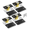 CILINWAN SILENT BALL CATCH ADJUSTABLE STRONG MAGNET DOOR CATCH 4 PACK - BLACK - Like New