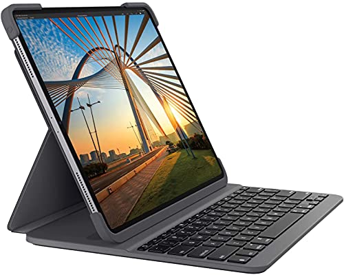 LOGITECH SLIM FOLIO PRO BACKLIT BLUETOOTH - 920-009670 - GRAPHITE - Like New