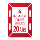 Command 20 Lb XL Heavyweight Picture Hanging Strips 17217-8ES - White - Brand New
