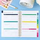 AT-A-GLANCE 2026 Planner, Weekly & Monthly, 5.5" x 8.5", Small, Happy Stripe - Brand New