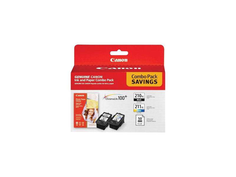 Canon PG-210 XL/CL-211 XL High Yield Ink Cartridge - Combo Pack - Black/Color