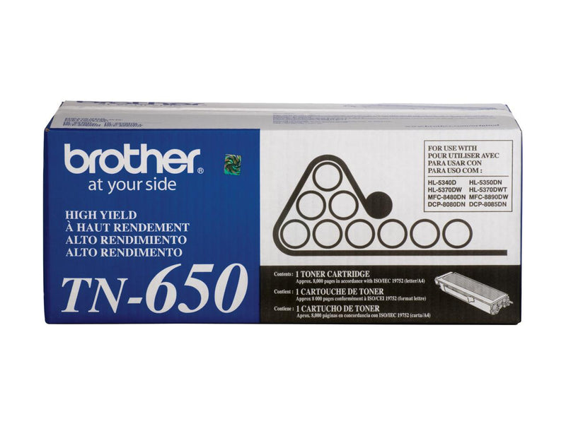 Brother TN650 High Yield Toner Cartridge - Black