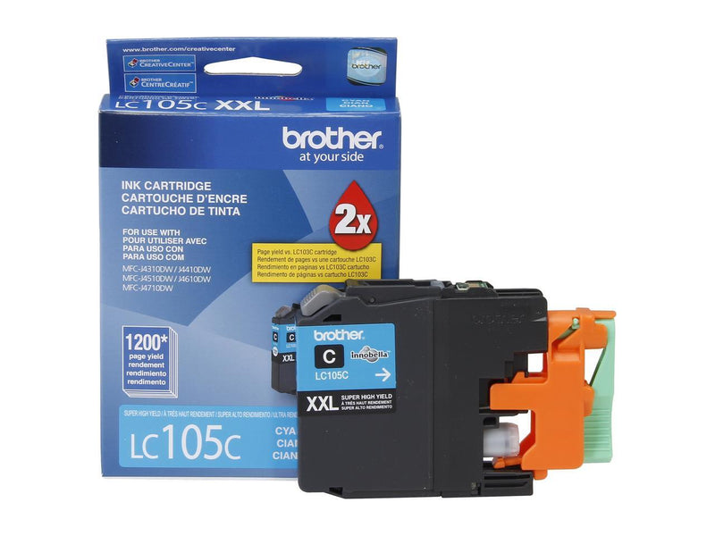 Brother LC105C Super High Yield Innobella Ink Cartridge - Cyan