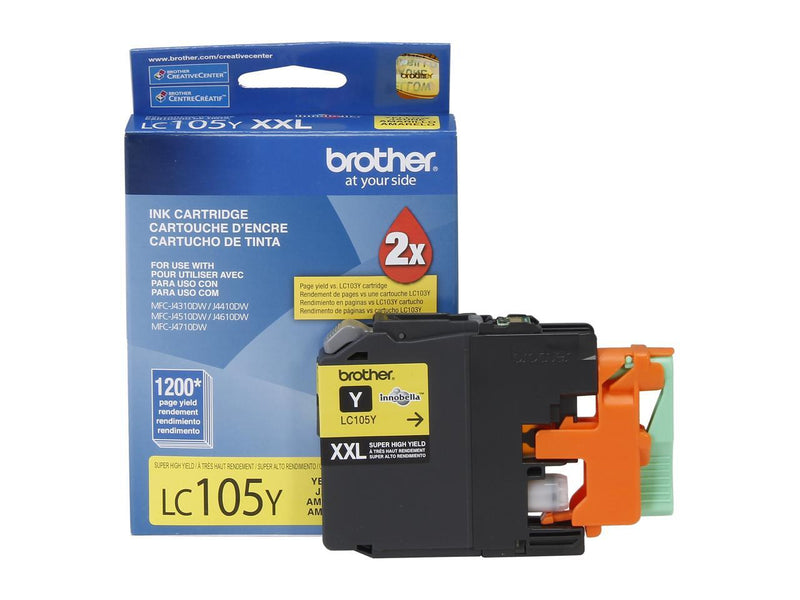 Brother LC105Y Super High Yield Innobella Ink Cartridge - Yellow