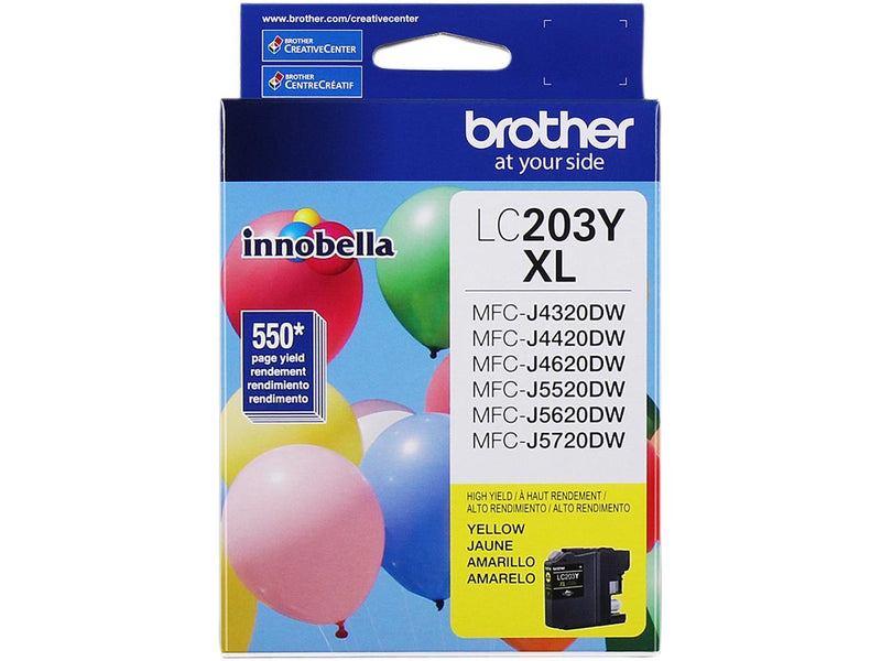 Brother LC203Y High Yield Innobella Ink Cartridge - Yellow