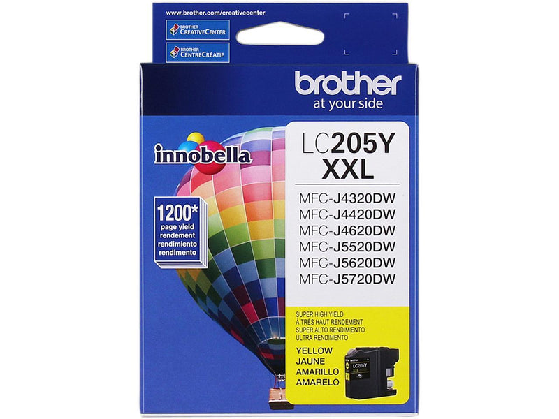 Brother LC205Y Super High Yield Innobella Ink Cartridge - Yellow