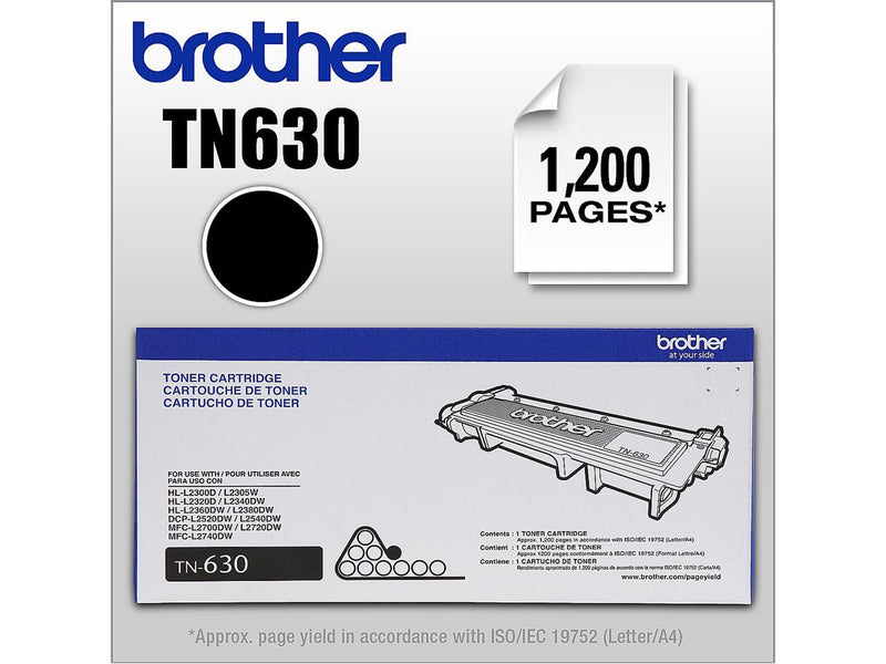 Brother TN630 Toner Cartridge - Black