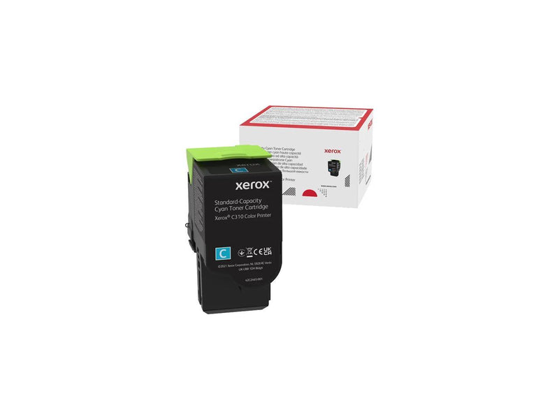 Genuine Xerox Cyan Standard Capacity Toner Cartridge, Xerox C310 Color Printer,