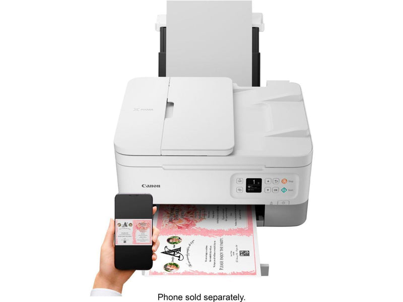 Canon PIXMA TR7020A Wireless Inkjet All-In-One Printer - White 4460C073