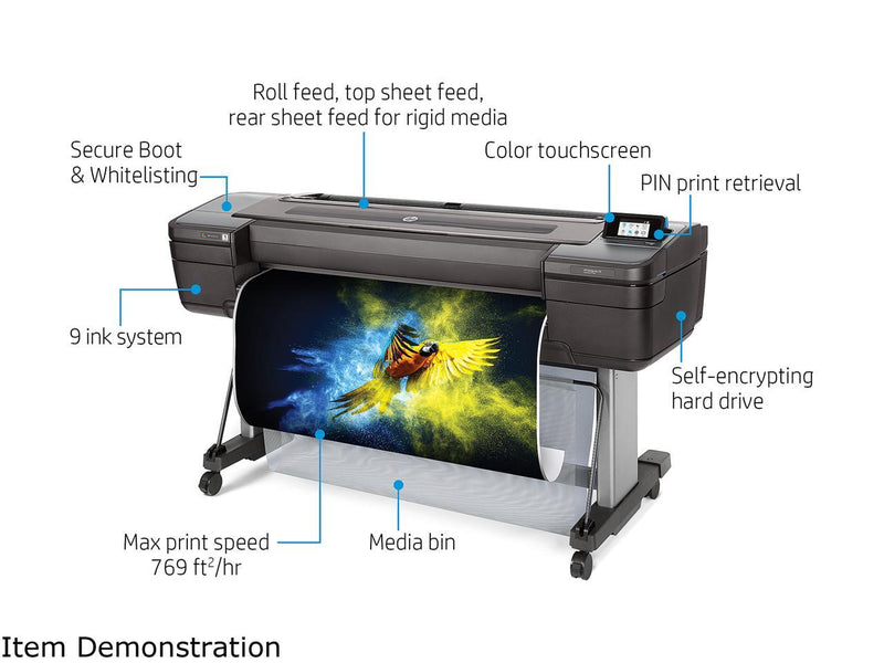 HP Designjet Z9+ 44 Inch 769 Square feet / hr Black Print Speed 2400 x 1200 dpi