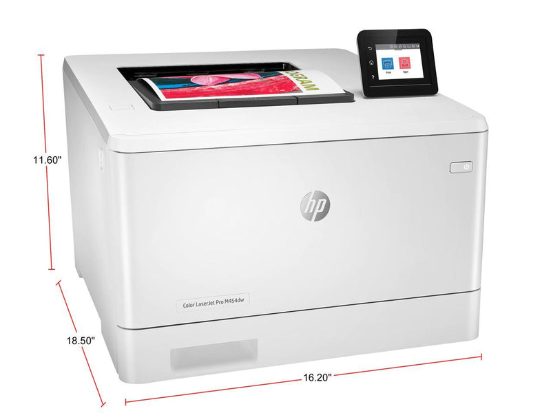 HP LaserJet Pro M454dw Auto Duplex Wireless Color Laser Printer
